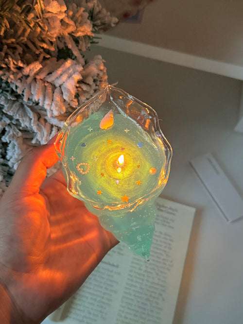 Creative Shell Scented Candle（Transparent snail shell） - Perfect for Birthday & Valentine's Day, Long-lasting Home Fragrance