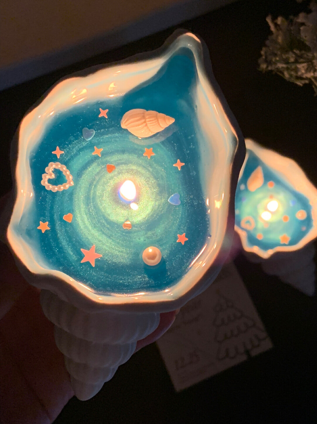 Creative Shell Scented Candle （small boat in the ocean）- Perfect for Birthday & Valentine's Day, Long-lasting Home Fragrance